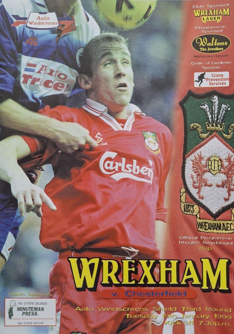 Wrexham v Chesterfield, Auto Windscreens Shield (1999, Jan 19th)