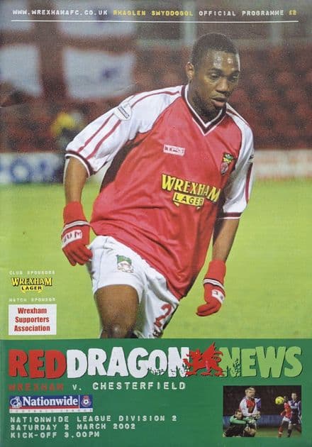 Wrexham v Chesterfield, Div 2 (2002, Mar 2nd)