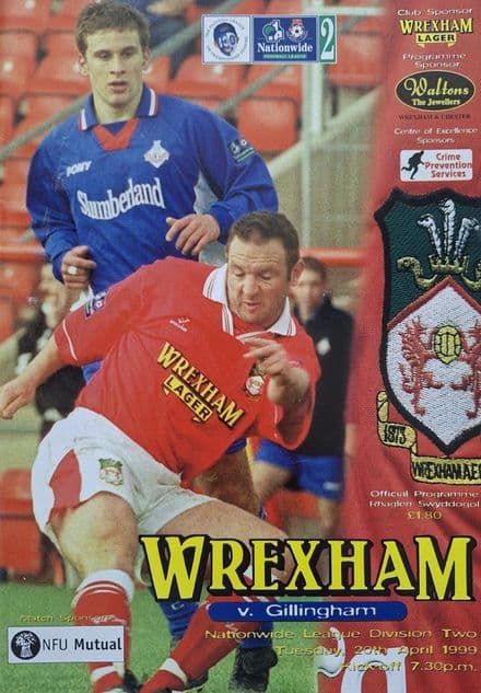 Wrexham v Gillingham, Div 2 (1999, Apr 20th)
