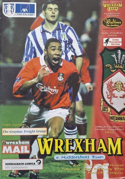 Wrexham v Halifax Town, Worthington Cup (1998, Aug 11th)