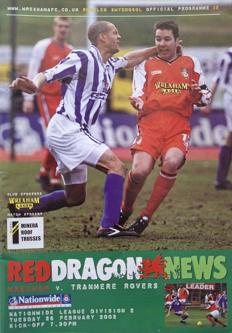 Wrexham v Tranmere Rovers, Div 2 (1999, Feb 26th)