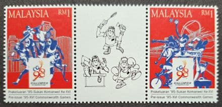 XVI Commonwealth Games (1995) Pre-issue Stamps