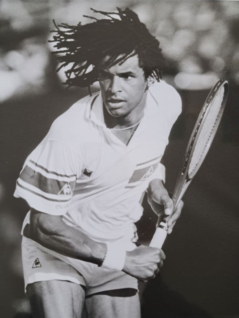 Yannick Noah Press Photo (Lipton, 1989)