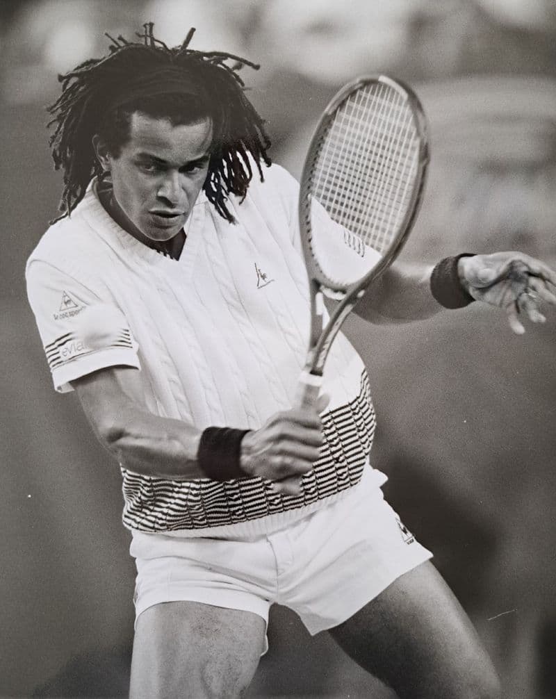 Yannick Noah Press Photo (Melbourne, 1990) 