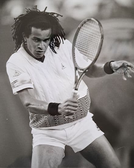 Yannick Noah Press Photo (Melbourne, 1990) "Backhand 2"