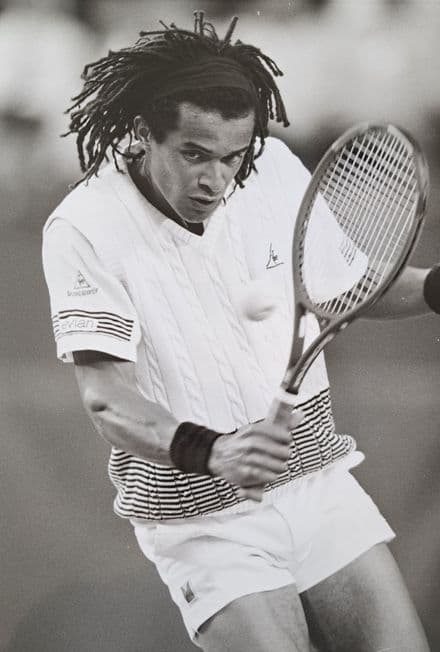 Yannick Noah Press Photo (Melbourne, 1990) "Backhand 3"