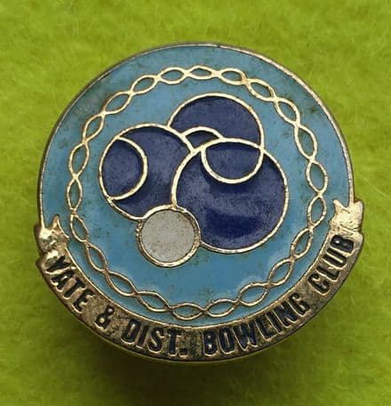 Yate & District Bowling Club Enamel Pin Badge