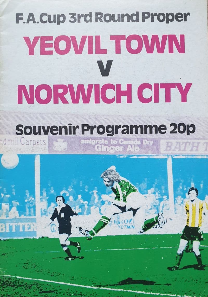 Yeovil v Norwich, FA Cup 3rd Rnd (1980, Jan 5th)