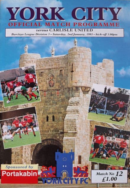 York City v Carlisle, Div 3 (1993, Jan 2nd & 19th)