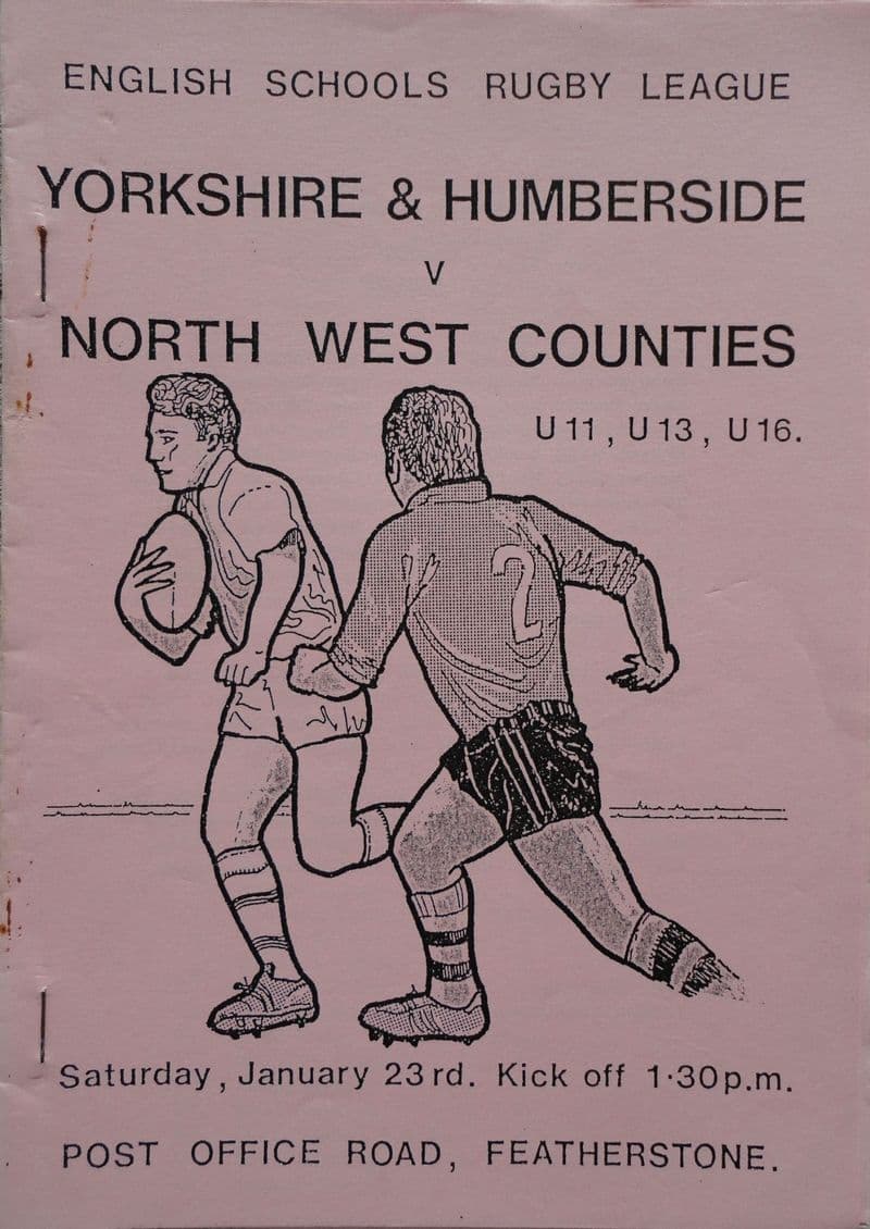 Yorks & Humberside v NW Counties Juniors (1988, Jan 23rd)