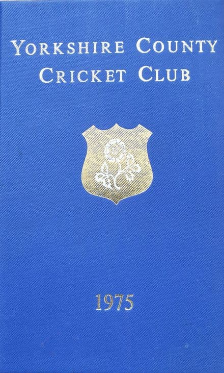 Yorkshire CCC Handbook (1975)