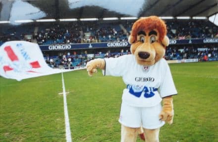 Zampa the Lion (Millwall Mascot), Colour Photo
