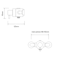 Aqualisa Siren Single Lever Exposed Shower with Adjustable 90mm Harmony Head: Model  SRN001EA