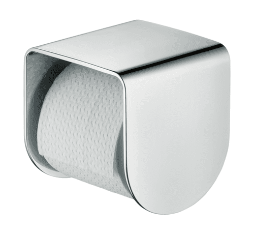 AXOR Universal Softsquare Toilet Roll Holder Brass Concealed Fastening (Model 42436000)