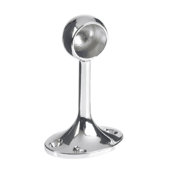 Bathex 19mm Ball End Brackets In Chrome - Model 62800 - Single Bracket