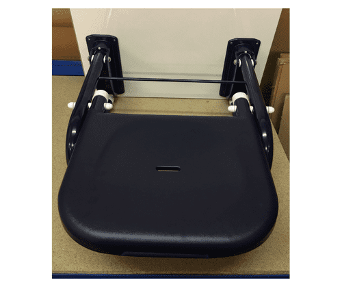 Bathex RAL5001 Blue Extended Shower Seat - Easy To Clean