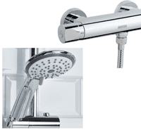 Bristan Artisan Thermostatic Bar Shower with Multi-Function Slide Rail Set (Model AR2 SHXMTFF C)