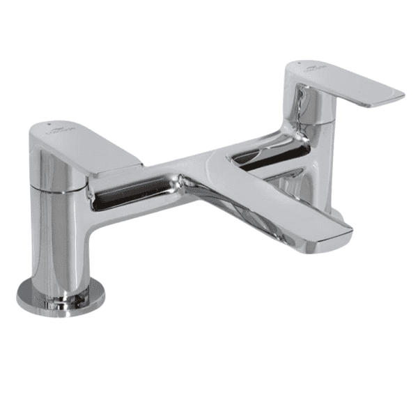 Bristan Trapeze 2 Taphole Deck Mounted Bath Filler - Chrome: Model 008.26.3