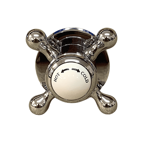 Crosswater Belgravia Thermostatic Cross-Head Handle, Chrome (Model BLTHL_T)