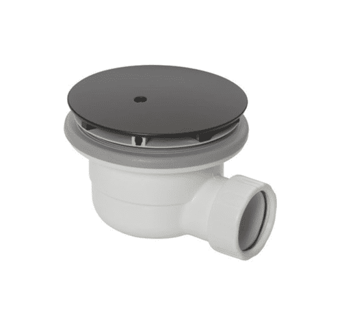 Crosswater High Flow Shower Tray Waste Matt Black 90 mm (Model STHFW6190MB)