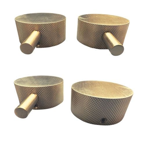 Crosswater Knurled Stainless Steel Handles For PRO1510 - Model KLTHLVS02VK