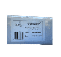 Crosswater M Pro 2‑Handle Thermostatic Shower Trim, Brushed Brass (Model PRO1711LBPF)
