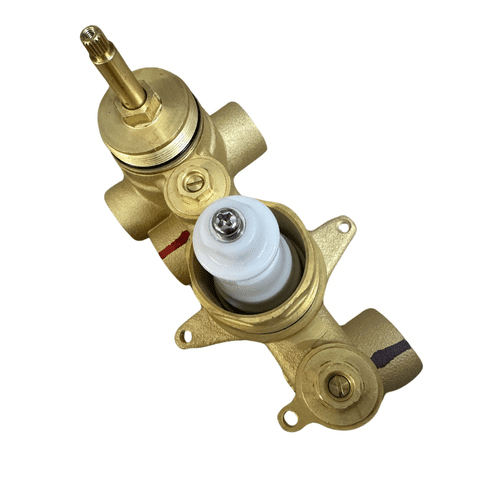 Crosswater Thermostatic 2 Way Valve Without Back Plate Or Levers - Model WLBP1500R+