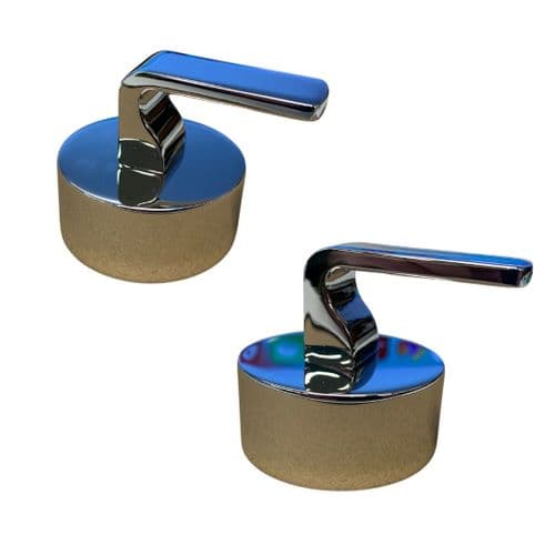 Crosswater Thermostatic Levers 2 Levers - Chrome - MODEL KH01_THL02