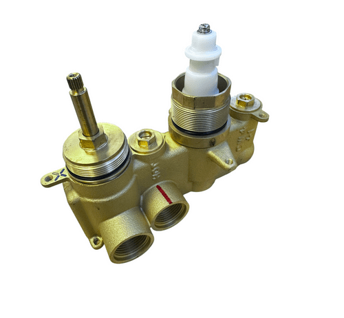 Crosswater Thermostatic Shower Valve Concealed Part Only - 2 Way Diverter - Model WLBP1501R+