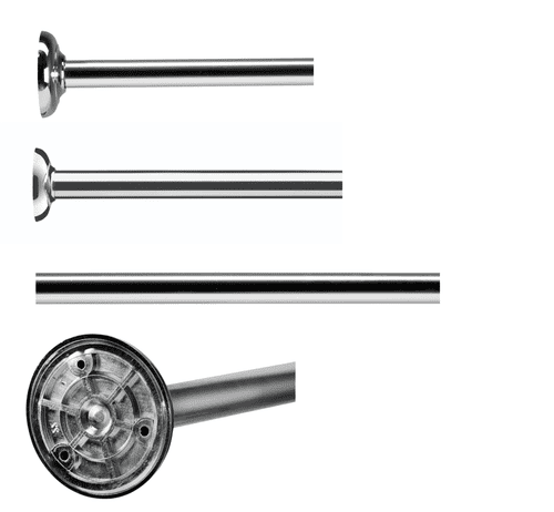 Croydex Modular Shower Curtain Rod Chrome (Model AD118941)