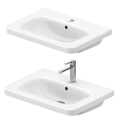 Duravit Bathroom Wash Basin - 830 x 490 x 130 mm - Model 23368300001