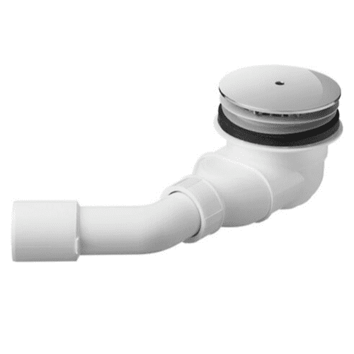 Duravit D-Code 90mm Shower Outlet Drain In Chrome: Model 791260000001000