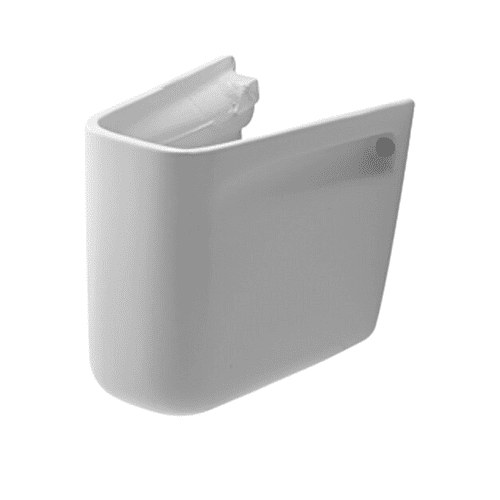 Duravit D-Code Siphon Cover In White: Model 08571700002