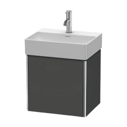 Duravit XSquare 434x340x397mm WMT Right Hand Door Vanity Unit - Graphite Matt: Model XS4060R4949