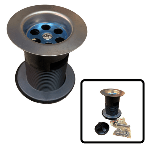 Embrass Peerless PWS500/0000/SC Basin Waste - 1 1/4" With Chain & Plug