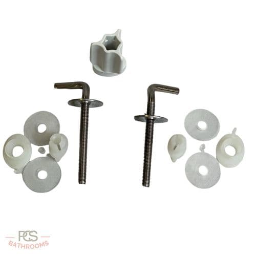 Fastfix Stainless Steel WC Seat Hinge Set - Model B0302Y (400023)