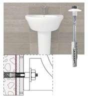 Fischer Wash Basin Fixing Set - Model WST 120