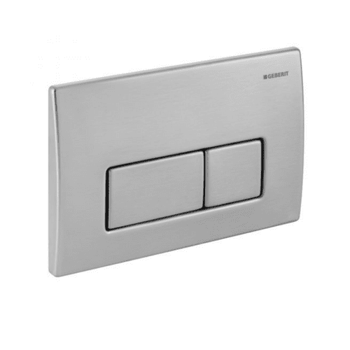 Geberit Kappa20 Dual Flush Plate, Matt Chrome - Model 115.228.46.1