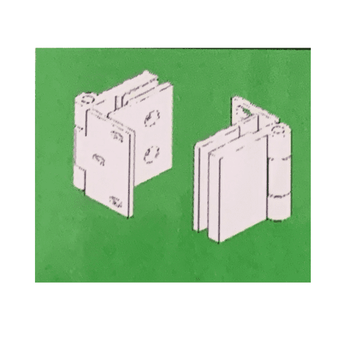 Glass To Wall Fixing Hinge For Glass Panels - 70mm - Model BH-70100W