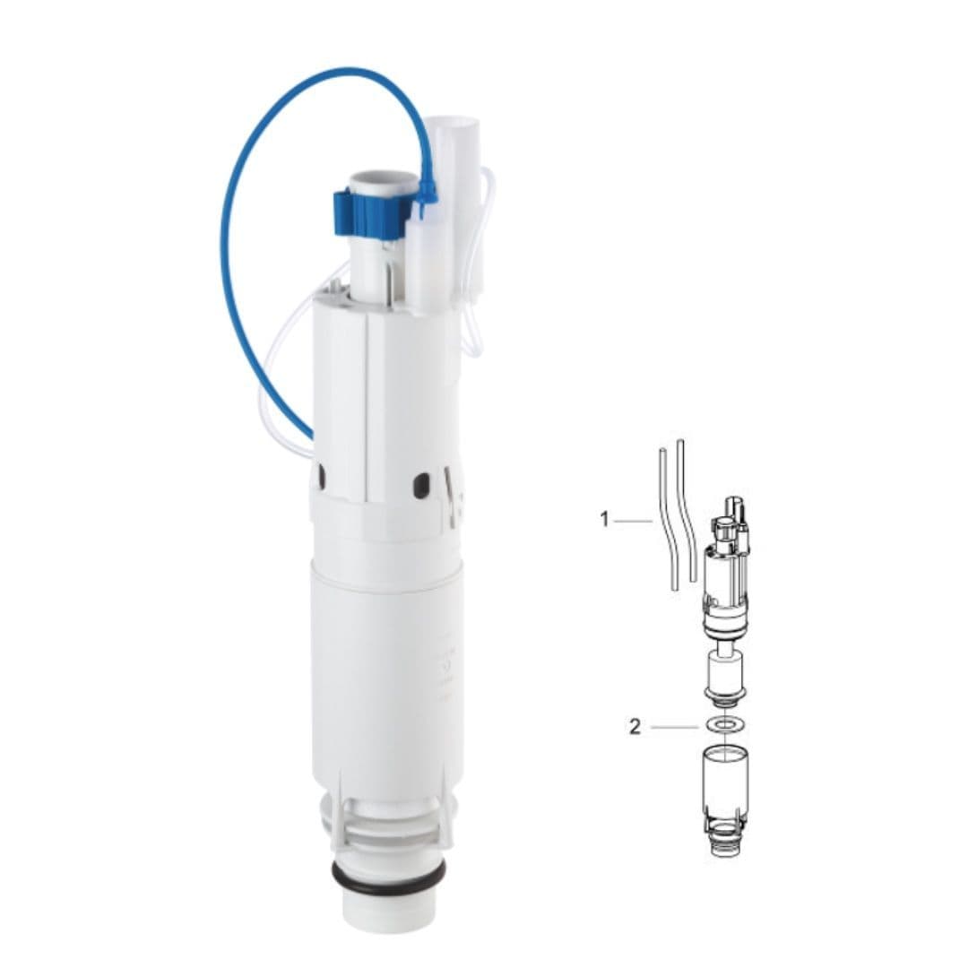 Grohe Garniture de vidage AV1, Dual Flush (42253000) - Sanitaire Grohe Garniture de vidage AV1, Dual Flush (42253000) - Sanitaire