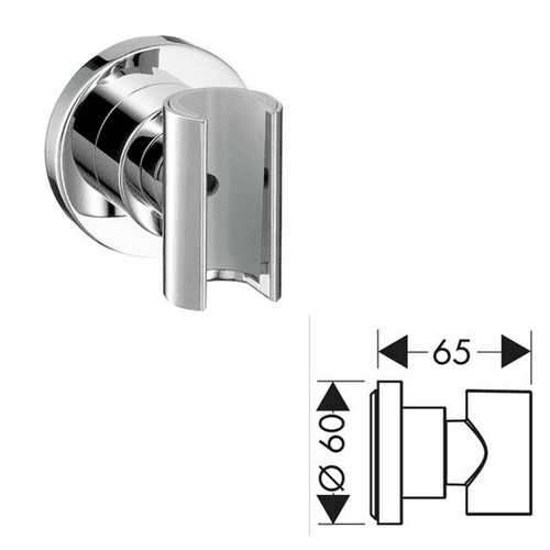 Hansgrohe Hansgrohe Axor Citterio Shower Support In Chrome - Model 39525000