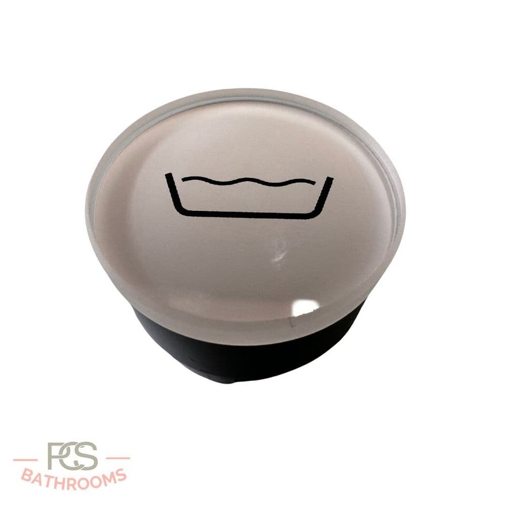 Hansgrohe ShowerSelect Button Bath Tub Glass White - Model 92577450