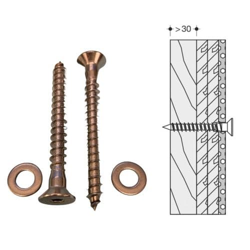 Hewi Back Rest Fixing For Wooden Installations - Model BM42.6