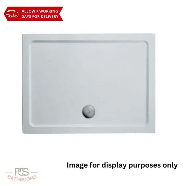 Ideal Standard Simplicity Low-profile Rectangular Shower Tray In White- 1200 x760mm: Model L50750