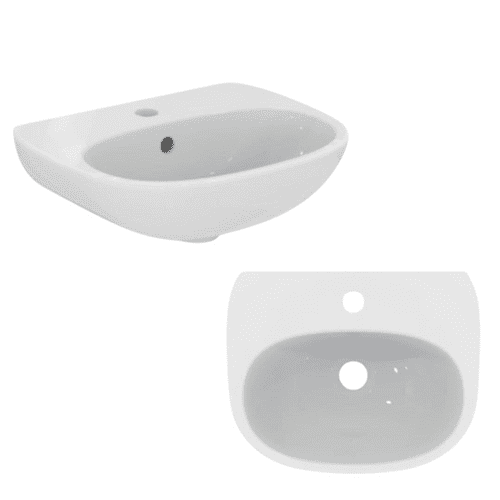 Ideal Standard Tesi Basin 45cm Handwash Basin - 1 Taphole - Model: T031301