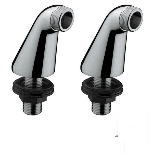 Just Taps Pillar Unions (180mm Hole) In Chrome - Model 07002300