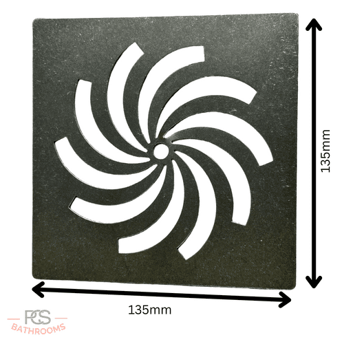 Just Trays 125 mm x 125mm Stainless Steel Waste Grill - Model PDA-064