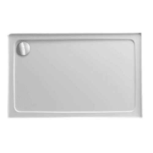 Just Trays Fusion Shower Tray 1700x700x45mm, Complete With Waste & WHITE Cover: Model F1770100W