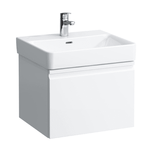 Laufen Pro S Vanity Unit - 520x450x390 - W/Drawer In White Matt: Model H4833510964631