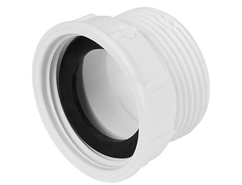 McAlpine 1.1/2" EU to UK Waste Adaptor BSP x Flush Spigot (Model T12A-F)